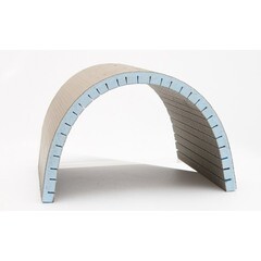 Плита теплоизоляционная Teplofom+ 20х600х2500 мм с односторонним полимерцементным слоем с поперечным пропилом - фото 3