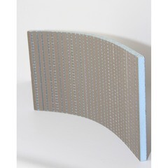 Плита теплоизоляционная Teplofom+ 100х600х2500 мм с двухсторонним полимерцементным слоем с поперечным пропилом - фото 6