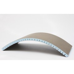 Плита теплоизоляционная Teplofom+ 100х600х2500 мм с двухсторонним полимерцементным слоем с поперечным пропилом - фото 3