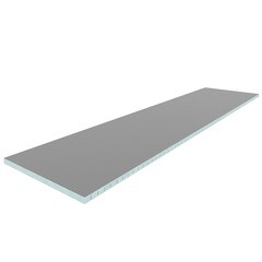 Плита теплоизоляционная Teplofom+ 30х600х2500 мм с односторонним полимерцементным слоем с поперечным пропилом