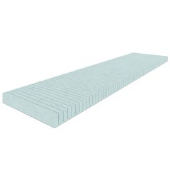 Плита теплоизоляционная Teplofom+ 80х600х2500 мм с односторонним полимерцементным слоем с поперечным пропилом - фото 2