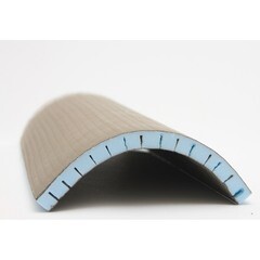 Плита теплоизоляционная Teplofom+ 20х600х2500 мм с односторонним полимерцементным слоем с продольным пропилом - фото 2