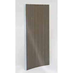 Плита теплоизоляционная Teplofom+ 80х600х2500 мм с двухсторонним полимерцементным слоем с продольным пропилом - фото 3