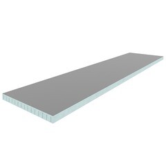 Плита теплоизоляционная Teplofom+ 50х600х2500 мм с односторонним полимерцементным слоем с продольным пропилом - фото 1