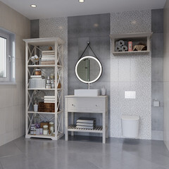 Плитка облицовочная Lavelly City Jungle Gray Wood серая 500х250х9 мм (13 шт.=1,625 кв.м) - фото 9