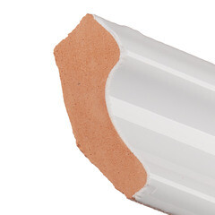 Уголок керамический правый 200х25 мм белый - фото 2