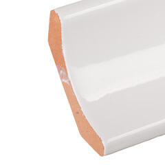 Уголок керамический прямой 250х55 мм белый - фото 2