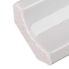 Уголок керамический прямой 250х35 мм белый - фото 3