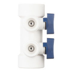 Коллектор полипропиленовый Tebo 40 мм х 2 выхода 20 мм (TRD0000025515) - фото 2