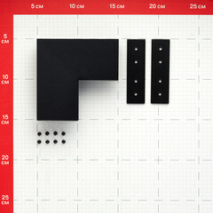 Коннектор для магнитного шинопровода L-образный Эра Nova черный (Б0054788/3075) - фото 4