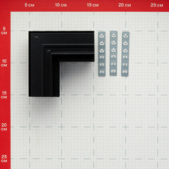 Коннектор для магнитного шинопровода L-образный Эра Nova черный (Б0054783/2603) - фото 4