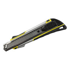 Изображение товара Нож строительный Berger 18 мм с ломающимся лезвием металлический корпус с автофиксатором