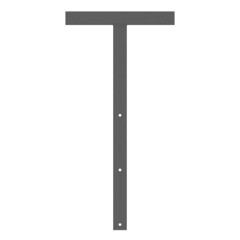 Костыль кровельный 400х200 мм Т-образный (10 шт.) - фото 2