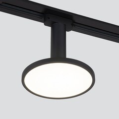 Светодиодный трековый светильник однофазный Elektrostandard Brain 4200К 12 Вт 8 кв.м черный (a047378) - фото 2