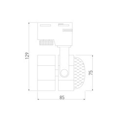 Трековый светильник однофазный Elektrostandard Robi 35 Вт GU10 черный (a047355) - фото 2