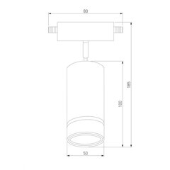 Светодиодный трековый светильник однофазный Elektrostandard Glory 4200К 7 Вт 3 кв.м белый (a044000) - фото 4
