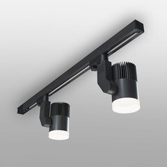 Светодиодный трековый светильник однофазный Elektrostandard Accord 4200К 30 Вт 18 кв.м черный (a043918) - фото 6