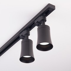 Трековый светильник однофазный Elektrostandard Vetro 50 Вт GU10 черный (a043142) - фото 6
