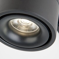 Светодиодный трековый светильник однофазный Elektrostandard Klips 4200К 15 Вт 10 кв.м черный (a040438) - фото 6