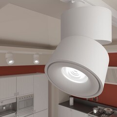 Светодиодный трековый светильник однофазный Elektrostandard Klips 4200К 15 Вт 10 кв.м белый (a040437) - фото 3