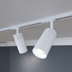 Светодиодный трековый светильник однофазный Elektrostandard Riffe 4200К 9 Вт 6 кв.м белый (a061659) - фото 2