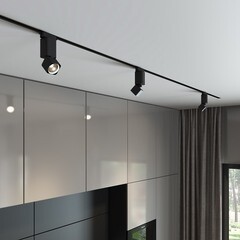 Светодиодный трековый светильник однофазный Elektrostandard Cubus 4200К 10 Вт 7 кв.м черный (a062876) - фото 3