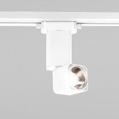 Светодиодный трековый светильник однофазный Elektrostandard Cubus 4200К 10 Вт 7 кв.м белый (a062877) - фото 3