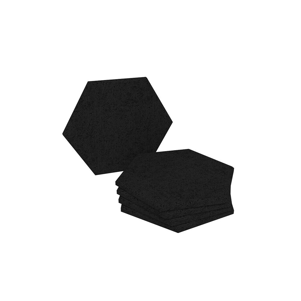 Изображение товара Акустическая панель ТехноСонус Soundec гексагон 250х290 мм черная 5 шт.