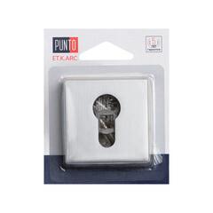 Ключевина Punto ET.K.ARC.Q52 SSC-16 квадратная розетка сатинированный хром (47191) - фото 2