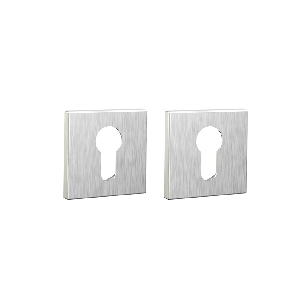 Ключевина Punto ET.K.ARC.Q52 SSC-16 квадратная розетка сатинированный хром (47191)