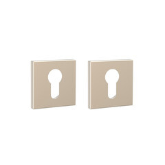 Ключевина Punto ET.K.ARC.Q52 SN-3 квадратная розетка матовый никель (47197)