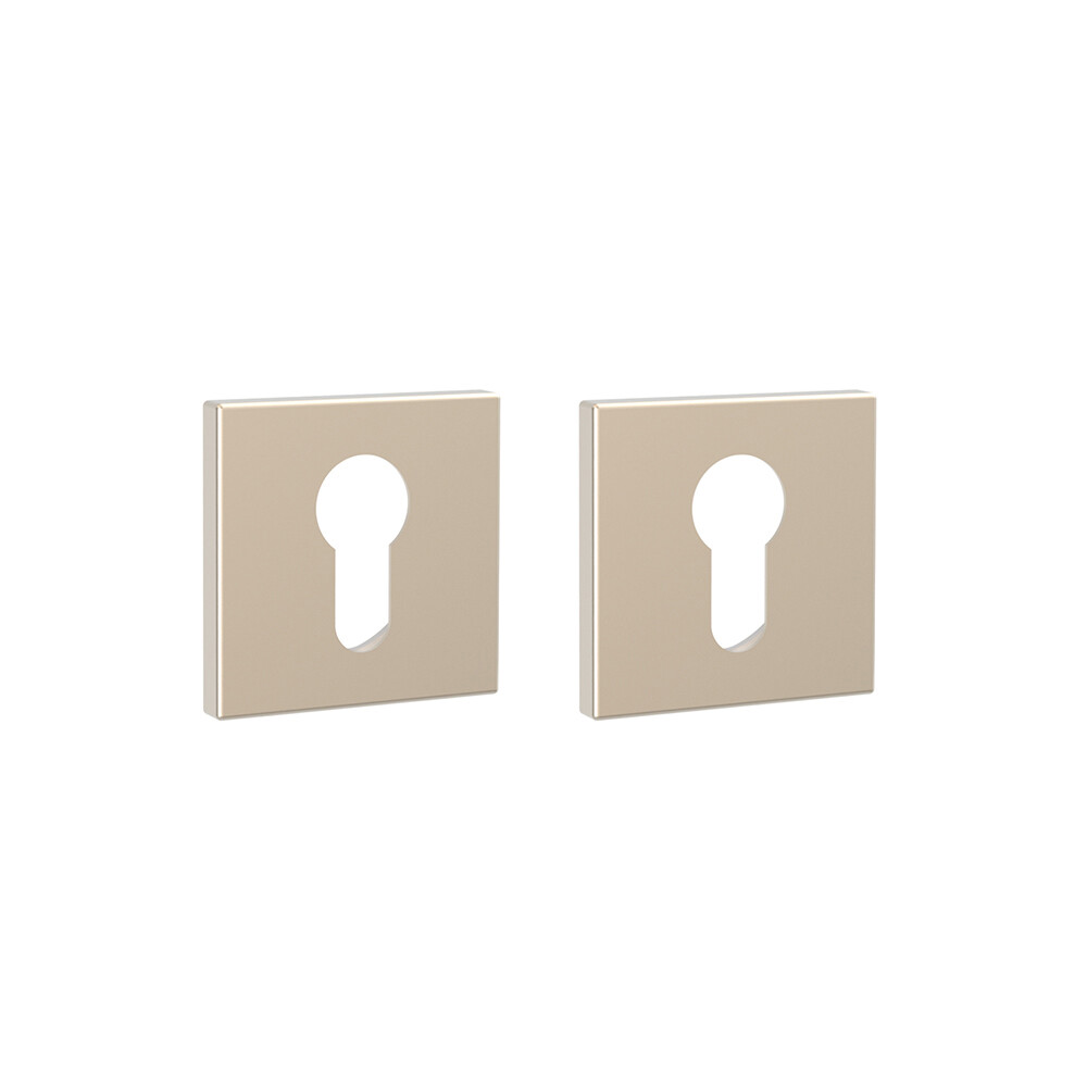 Ключевина Punto ET.K.ARC.Q52 SN-3 квадратная розетка матовый никель (47197)