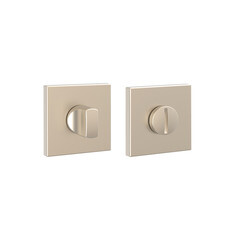 Фиксатор Punto BK6.K.ARC.Q52 SN-3 квадратная розетка матовый никель (47185) - фото 1