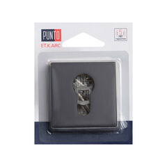 Ключевина Punto ET.K.ARC.Q52 GR-23 квадратная розетка графит (47193) - фото 2