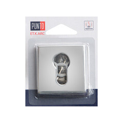 Ключевина Punto ET.K.ARC.Q52 CP-8 квадратная розетка хром (47195) - фото 2