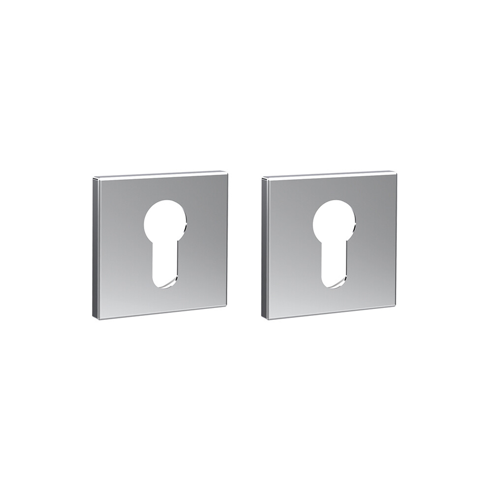 Ключевина Punto ET.K.ARC.Q52 CP-8 квадратная розетка хром (47195)