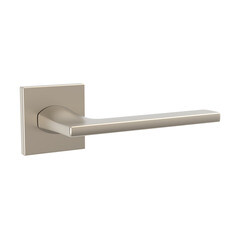 Ручка дверная Punto Main K.ARC.Q52 SN-3 квадратная розетка матовый никель (47107) - фото 1