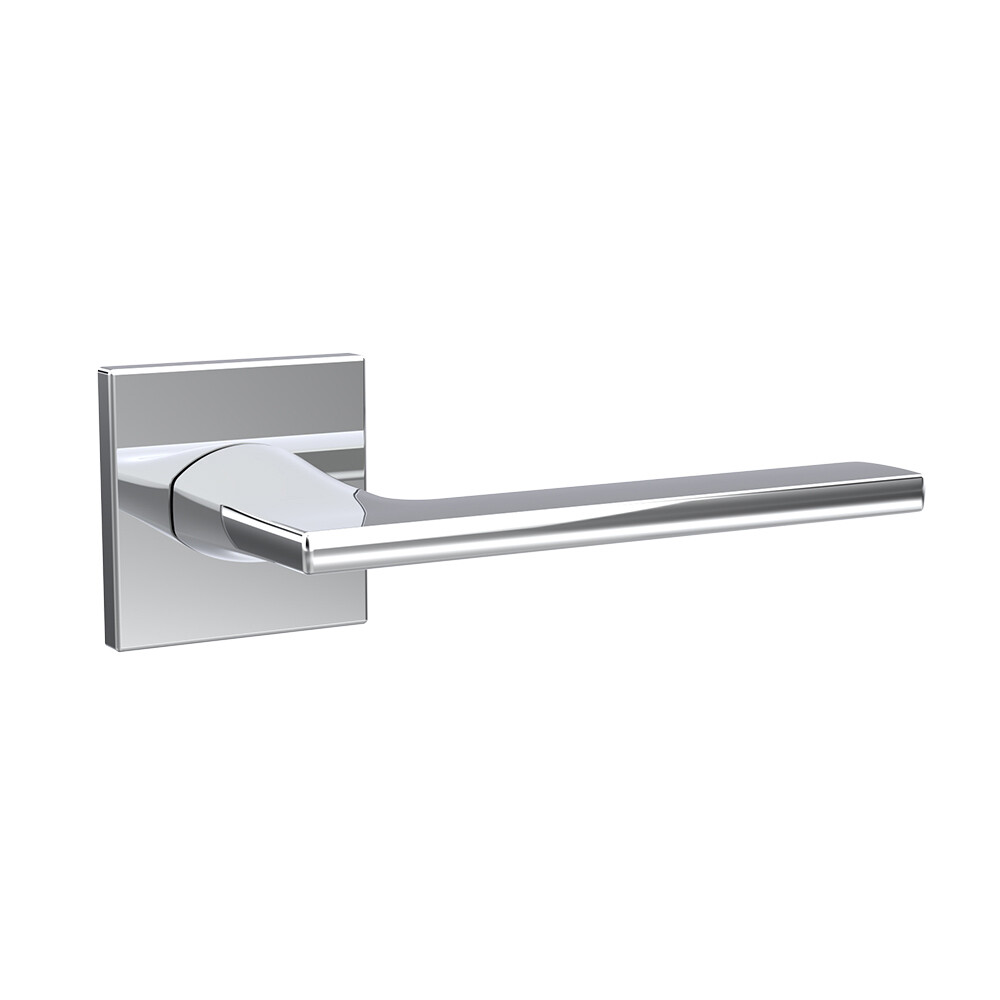 Ручка дверная Punto Main K.ARC.Q52 CP-8 квадратная розетка хром (47105)