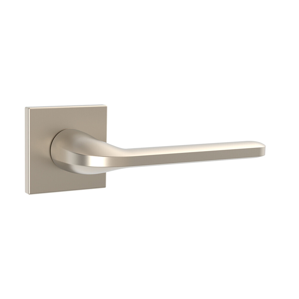 Ручка дверная Punto Aspect K.ARC.Q52 SN-3 квадратная розетка матовый никель (47097)