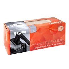 Ручка дверная Fuaro Fly SSG-39 квадратная розетка сатинированное золото (45885) - фото 2