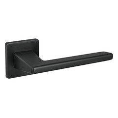 Ручка дверная Fuaro Prime BL-24 квадратная розетка черная (44291) - фото 1