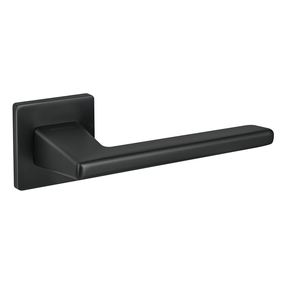 Ручка дверная Fuaro Prime BL-24 квадратная розетка черная (44291)