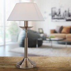 Лампа настольная E14 40 Вт Eurosvet Hotel (80134) - фото 3