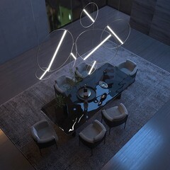 Светильник светодиодный подвесной Eurosvet Element 3300-6500К 6 Вт 1 кв.м хром IP20 (a061420) - фото 3