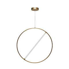 Изображение товара Светильник светодиодный подвесной Eurosvet Element 3300-6500К 10 Вт 2 кв.м бронза IP20 (a061418)