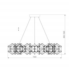 Светильник светодиодный подвесной Eurosvet Uma 3000К 69 Вт 10 кв.м медь IP20 (a061151) - фото 7