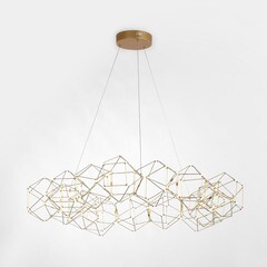 Светильник светодиодный подвесной Eurosvet Uma 3000К 69 Вт 10 кв.м медь IP20 (a061151) - фото 6