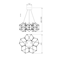 Светильник светодиодный подвесной Eurosvet Uma 4000К 25 Вт 4 кв.м медь IP20 (a061150) - фото 13