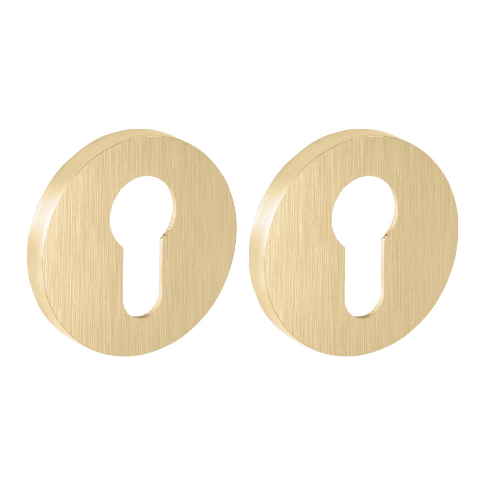 Ключевина Fuaro SSG-39 круглая розетка сатинированное золото (46873)