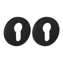 Ключевина Fuaro BL-24 круглая розетка черная (46871) - фото 1